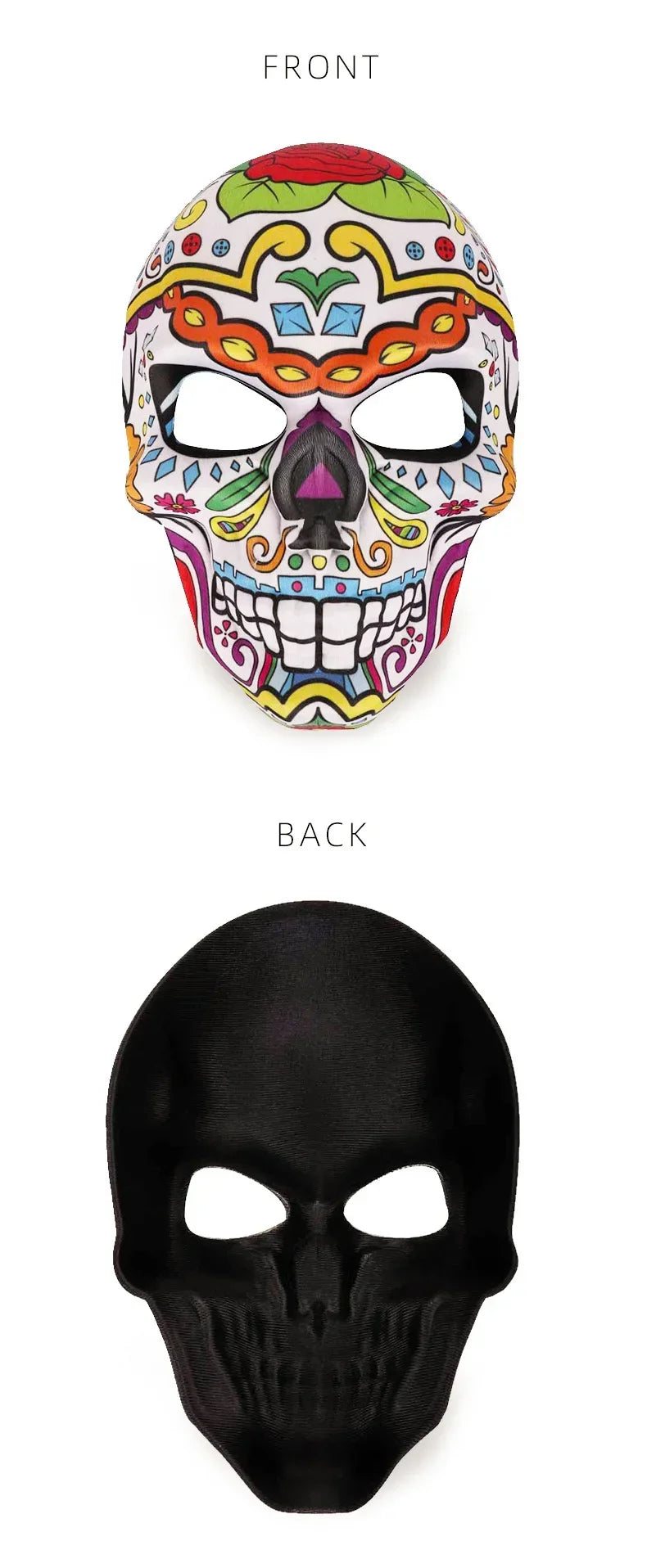 Halloween Day of the Dead Skull Mask