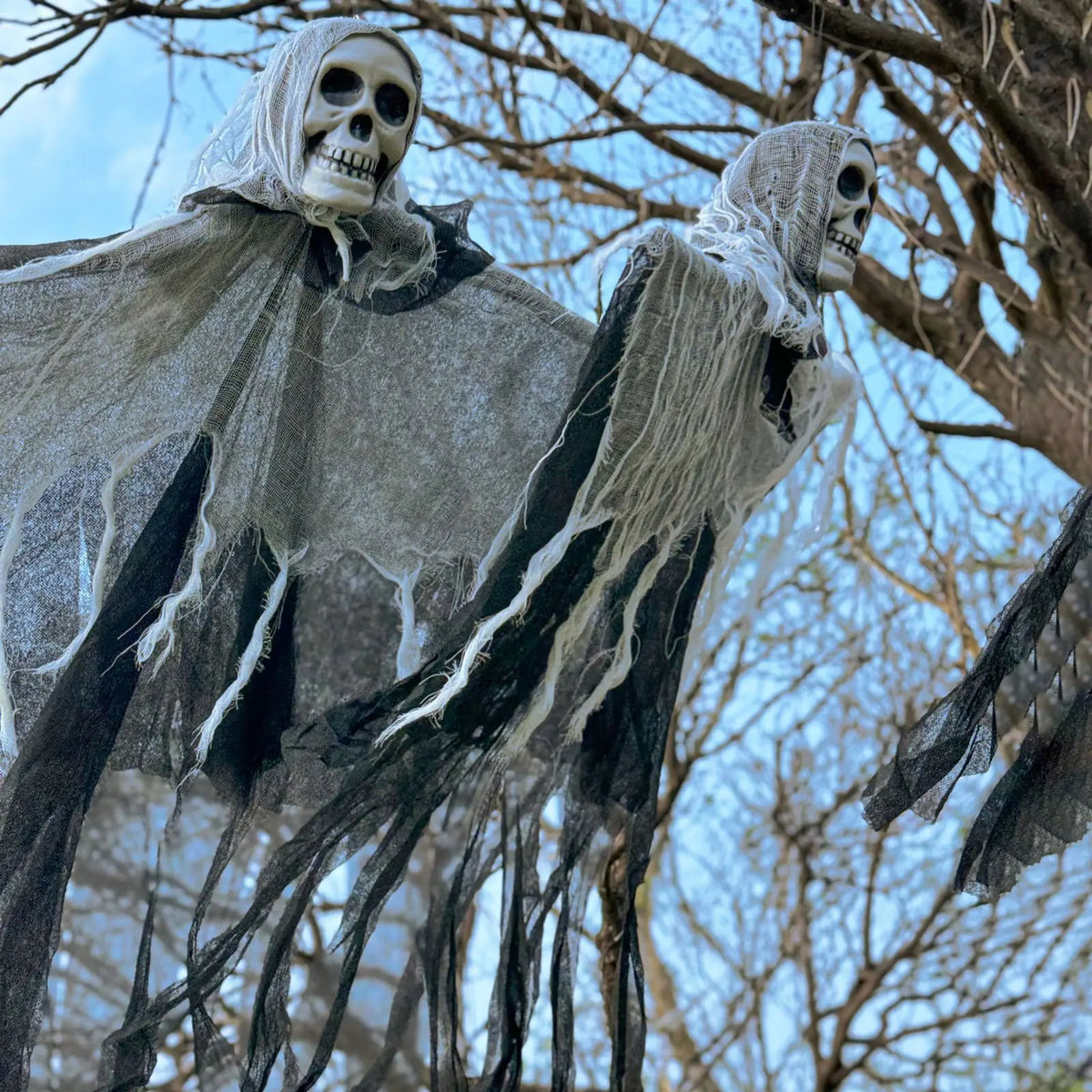 Halloween Gauze Skeleton Ghost