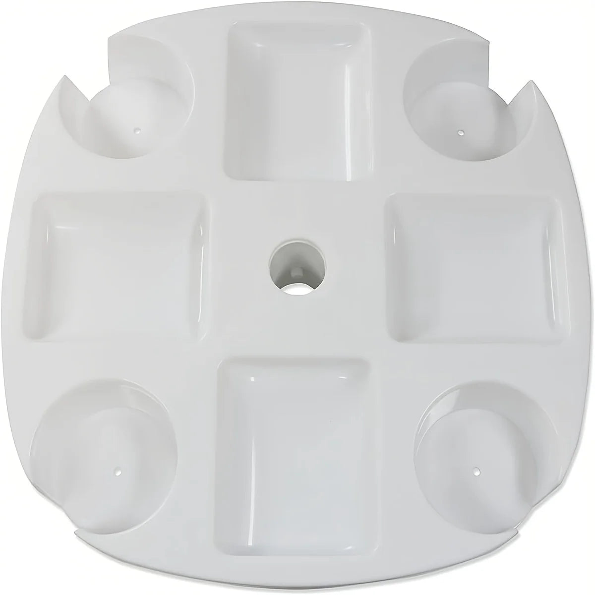 Beach Umbrella Tray with Cup Holders