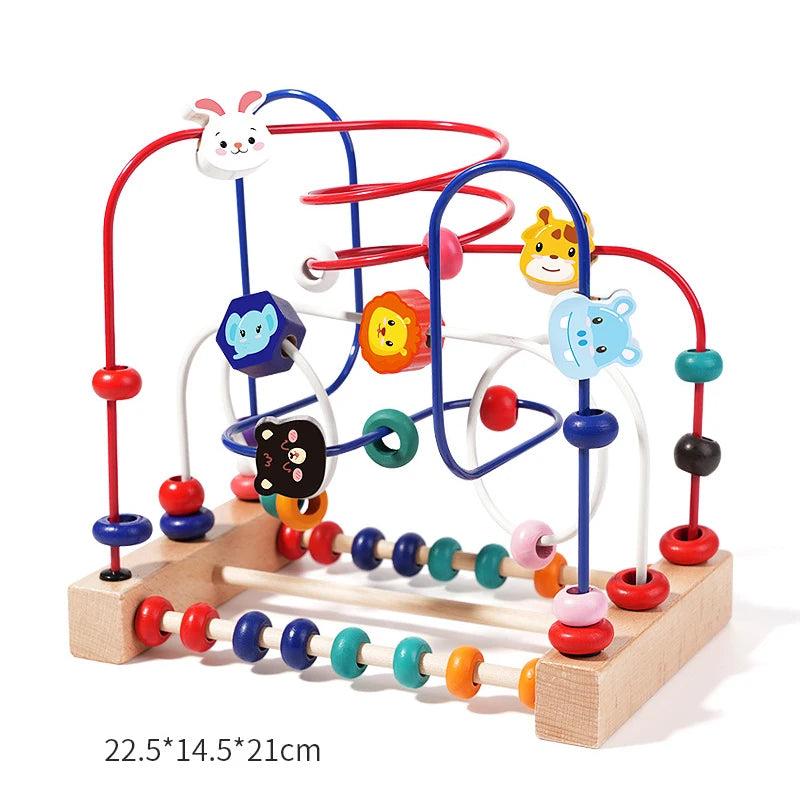 Kids Wooden Bead Maze Toy