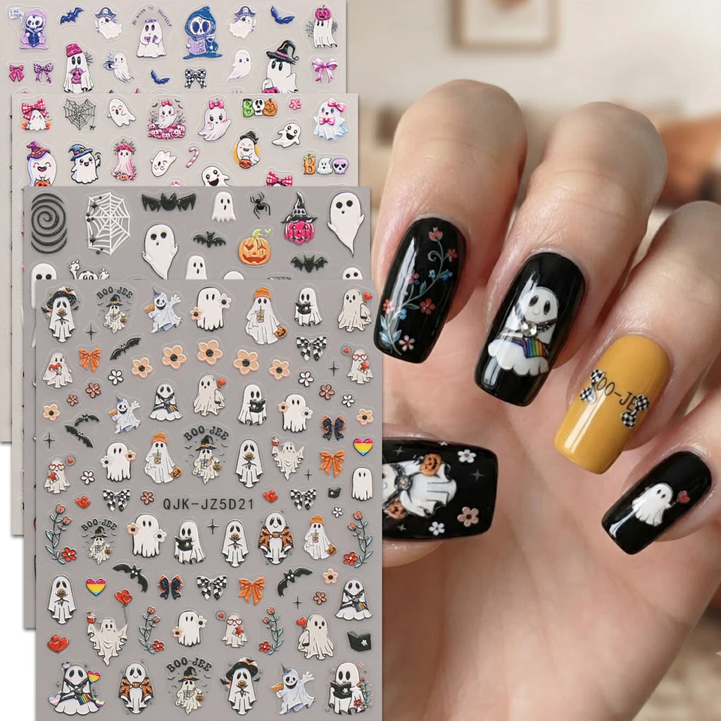 Halloween Raised Nail Stickers