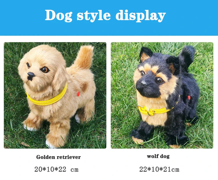 Electric Plush Robot Dog – Voice Control
