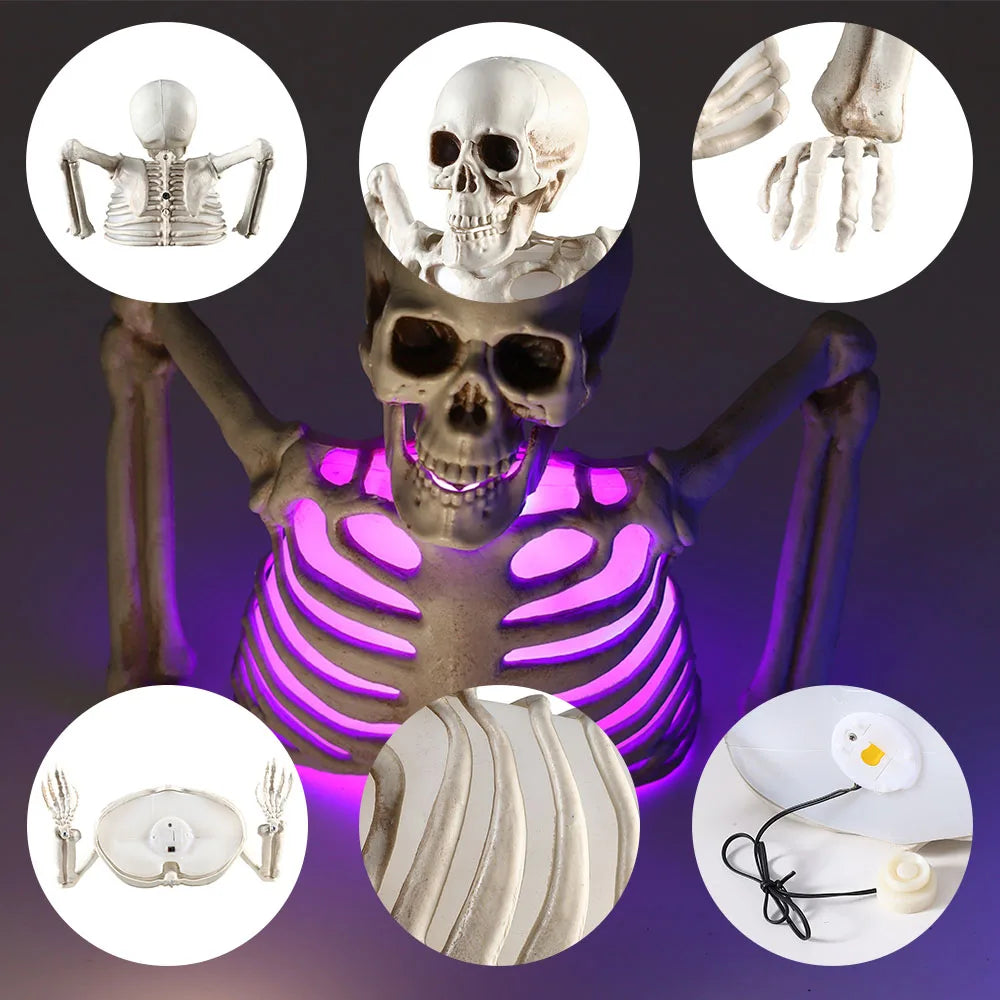 Halloween Light-Up Skeleton Torso