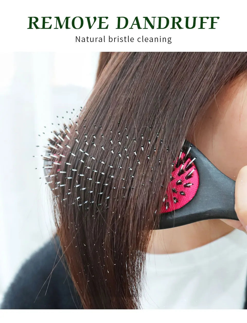 Boar Bristle Hair Brush - Detangle