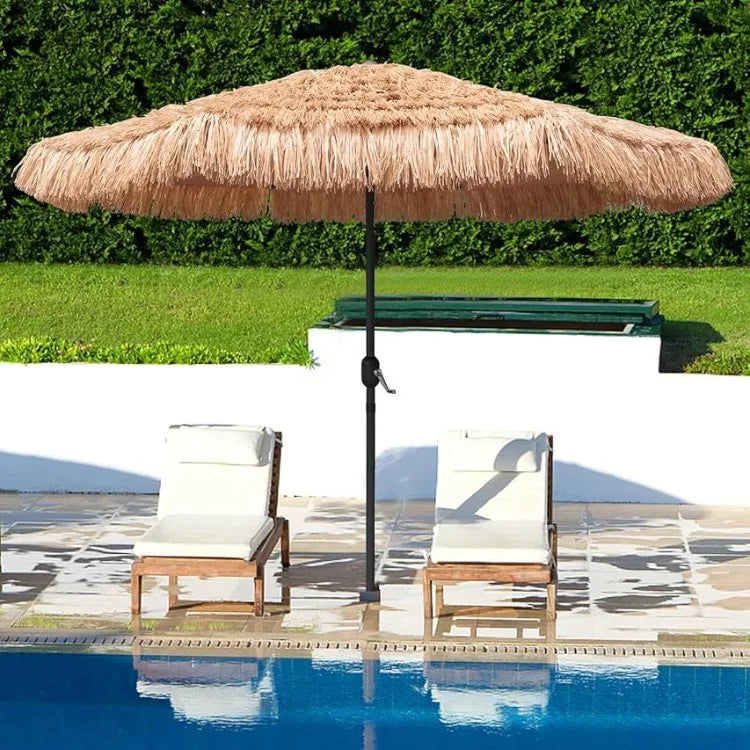 Large Thatched Beach Umbrella