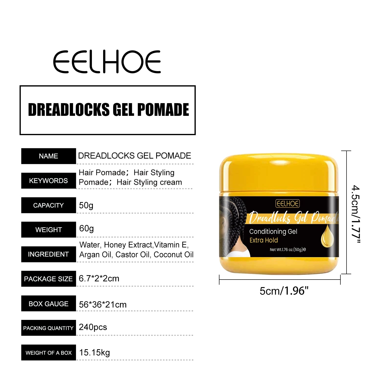 Long-Lasting Styling Gel - 50g