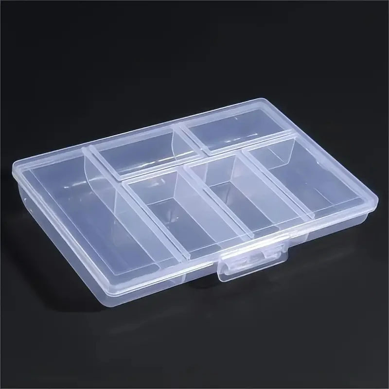 Transparent Double Buckle Jewelry Storage Box