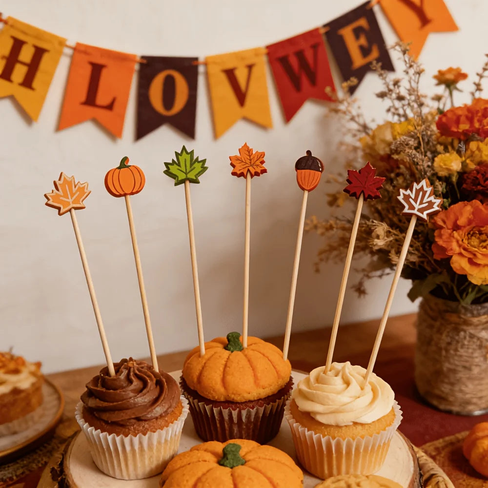 Halloween Autumn Food Picks – 100 Pack