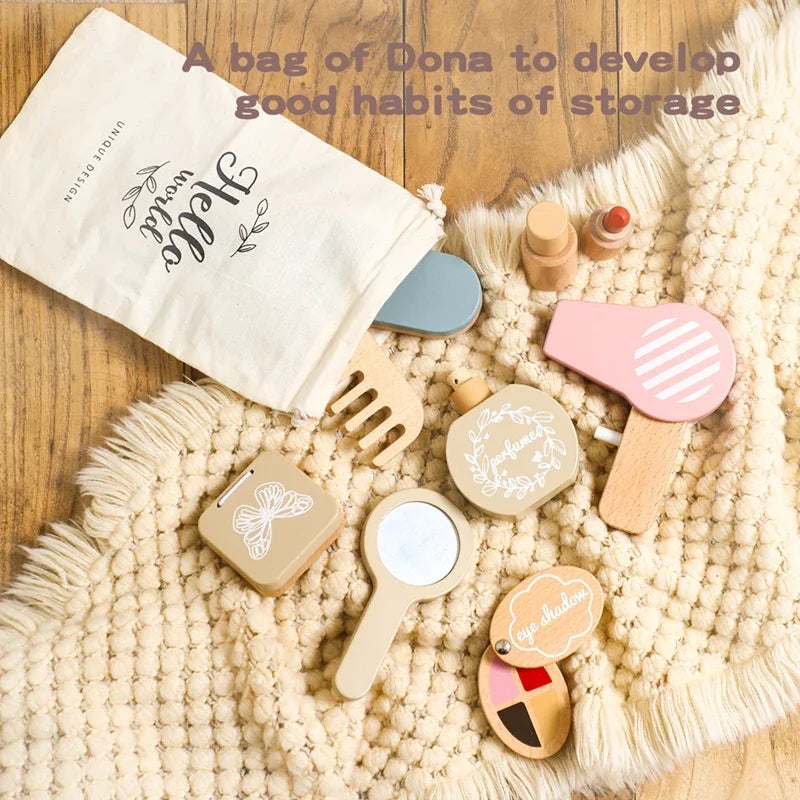 Wooden Makeup & Cosmetic Pretend Play Toys