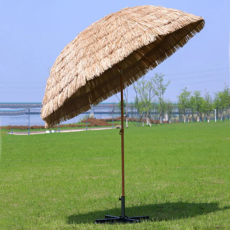 Large Thatched Beach Umbrella
