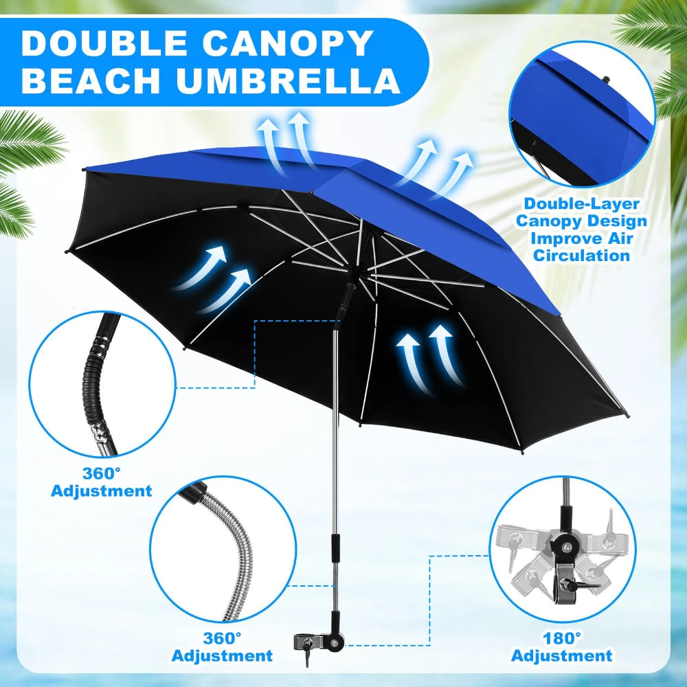 360° Rotating Beach Umbrella
