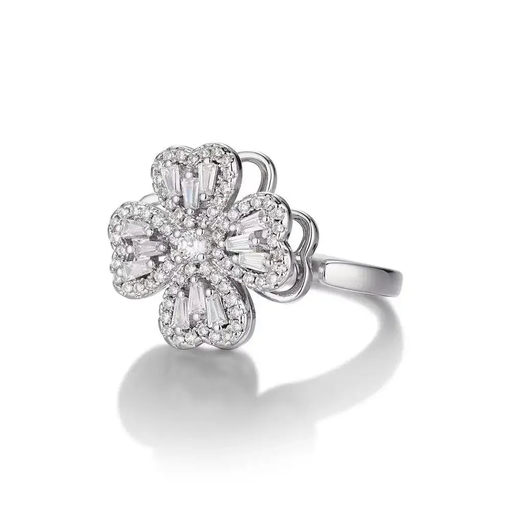 Elegant Zircon Open Ring