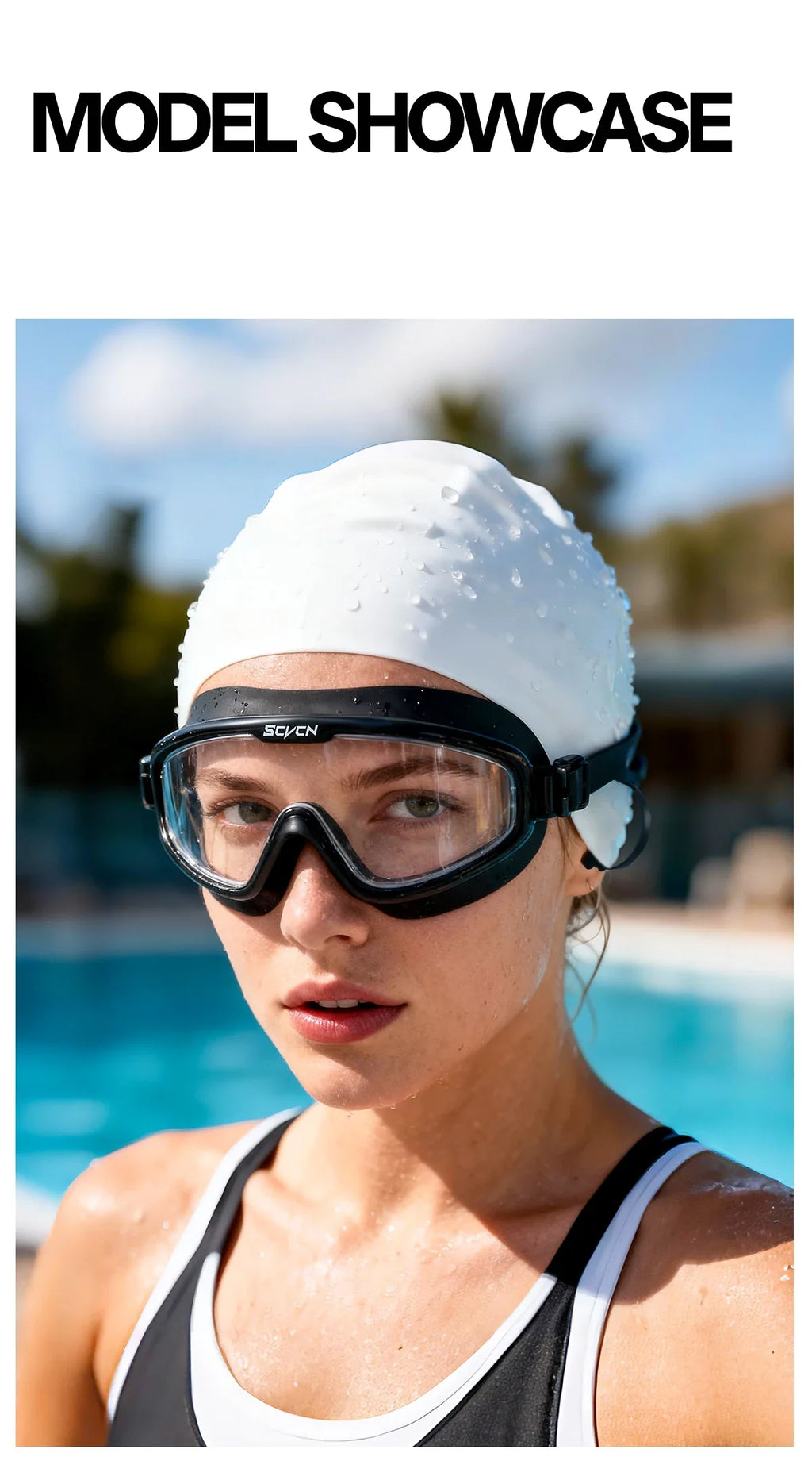SCVCN Anti-Fog Swimming Goggles