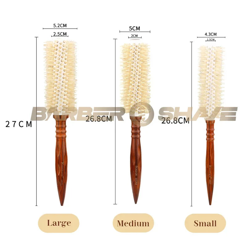 3-Size Round Hair Brush