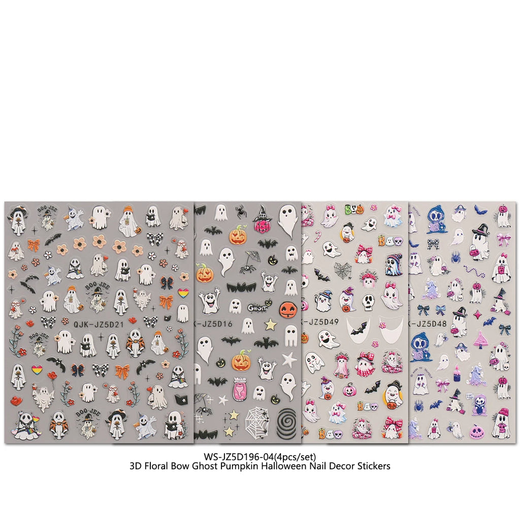 Halloween Raised Nail Stickers