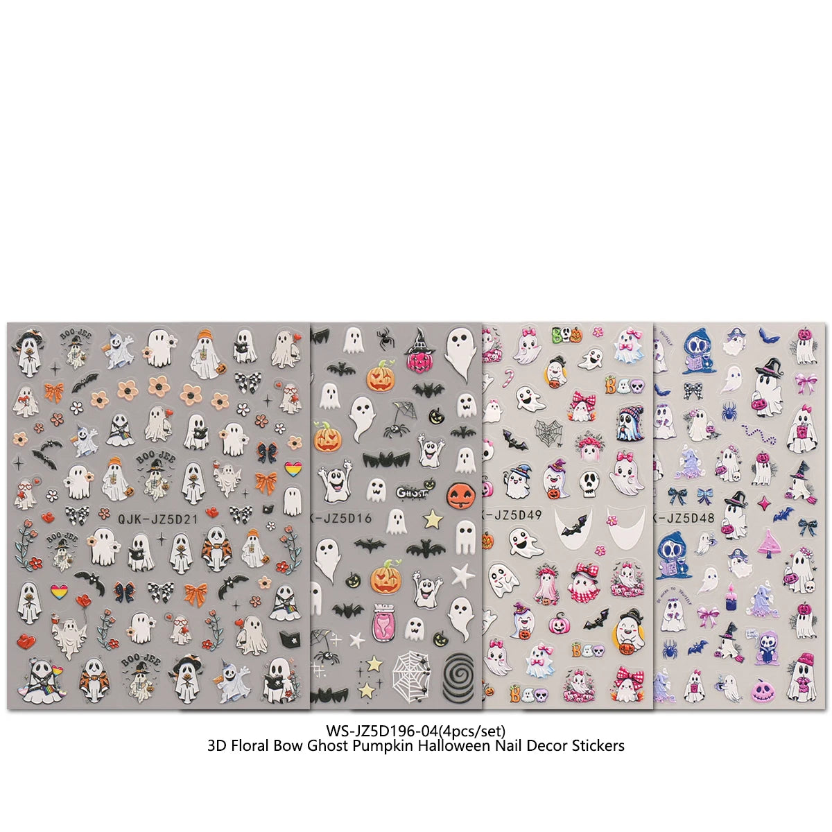 Halloween Raised Nail Stickers