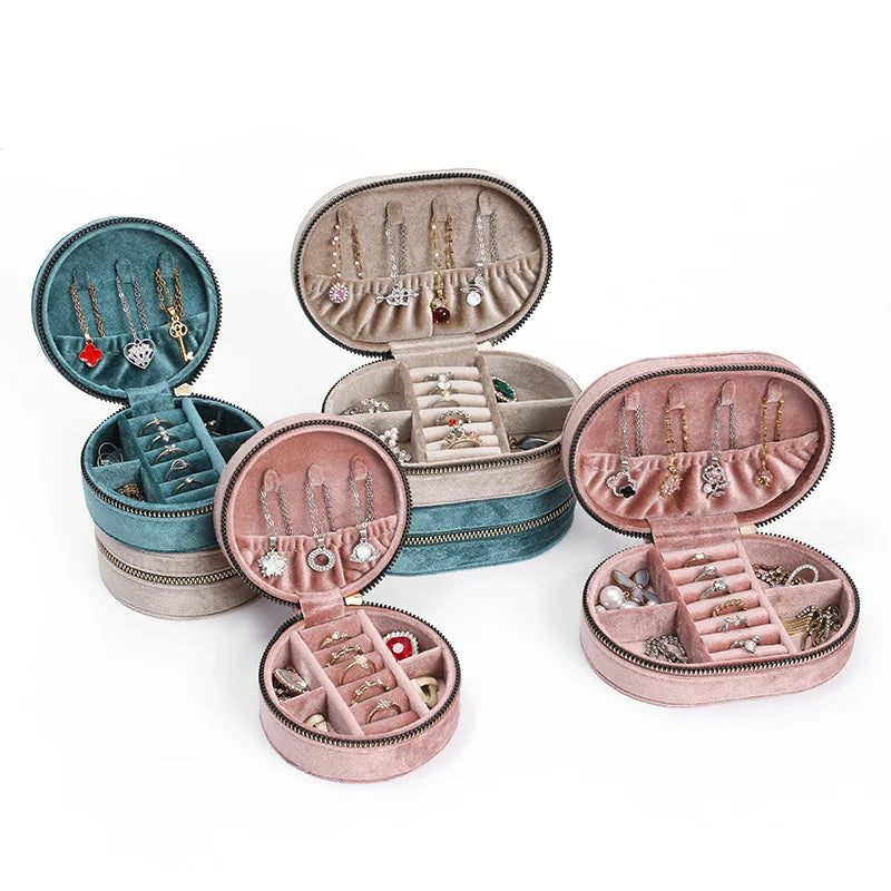 Exquisite Jewelry Organizer with Flip Cover