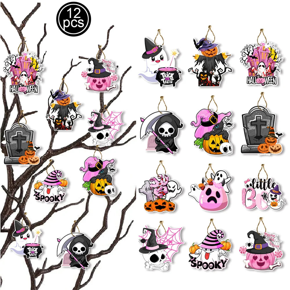 Halloween Paper Character Hanging Decorations