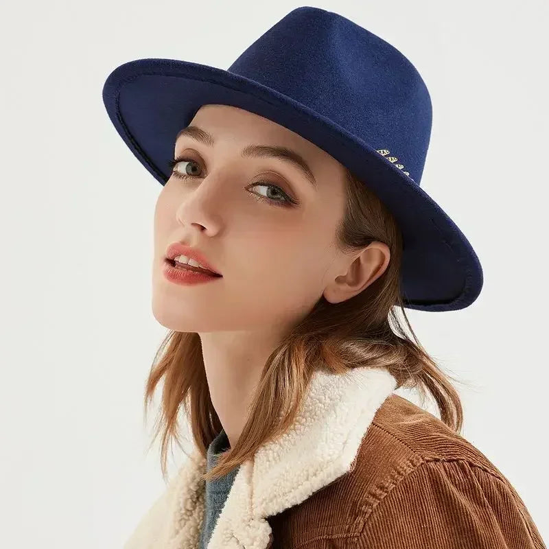 Vintage Wool Jazz Hat