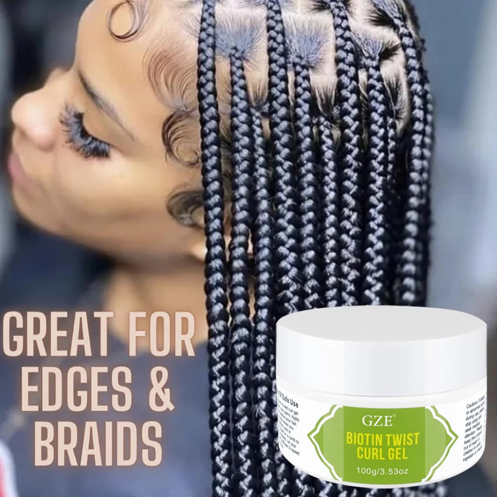 GZE Biotin Twist & Define Curl Gel - 100g/3.5oz