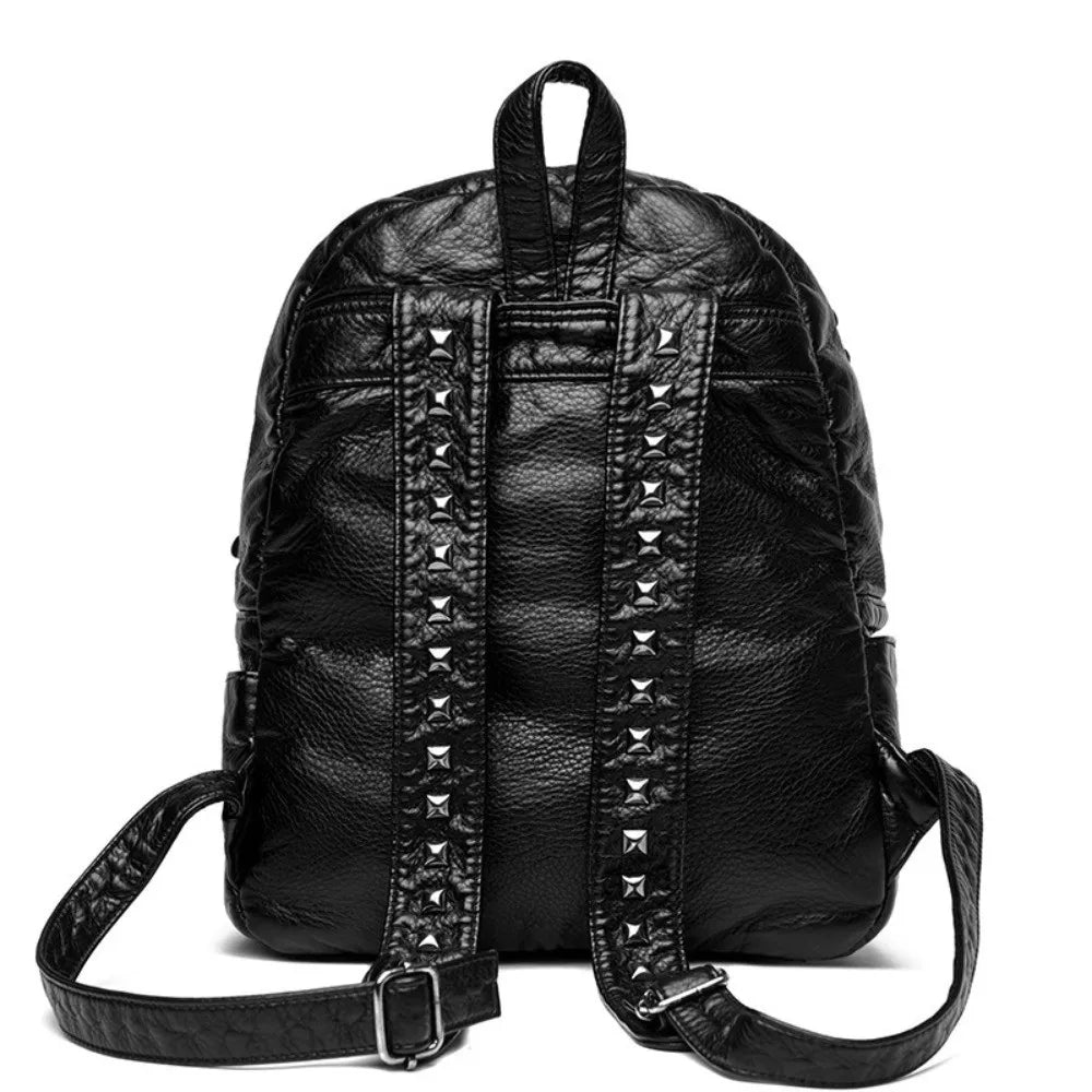 Stylish Rivet Backpack for Men & Women