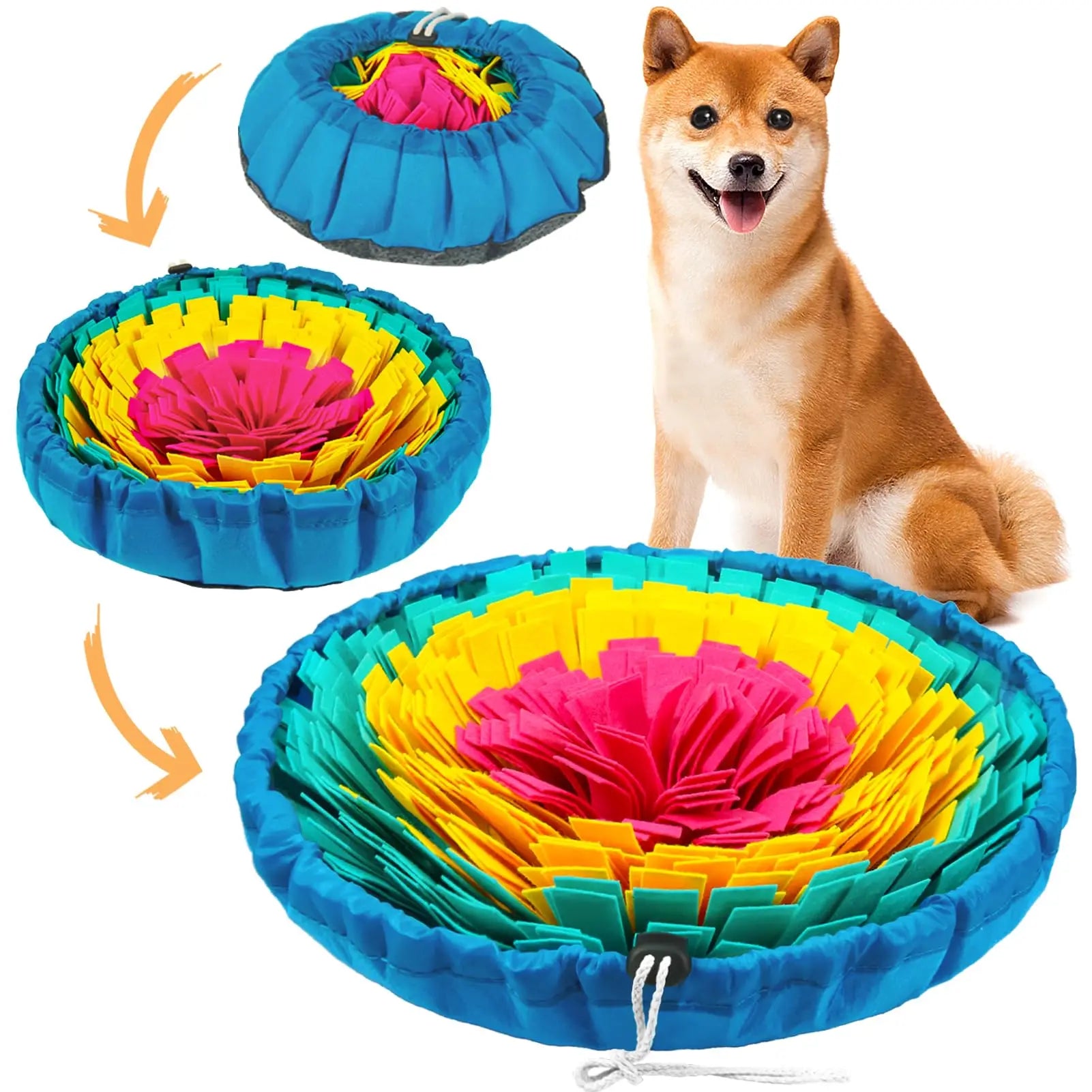 Pet Snuffle Mat – Interactive Feed Game