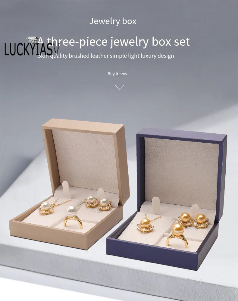 Premium Leather Jewelry Storage Box