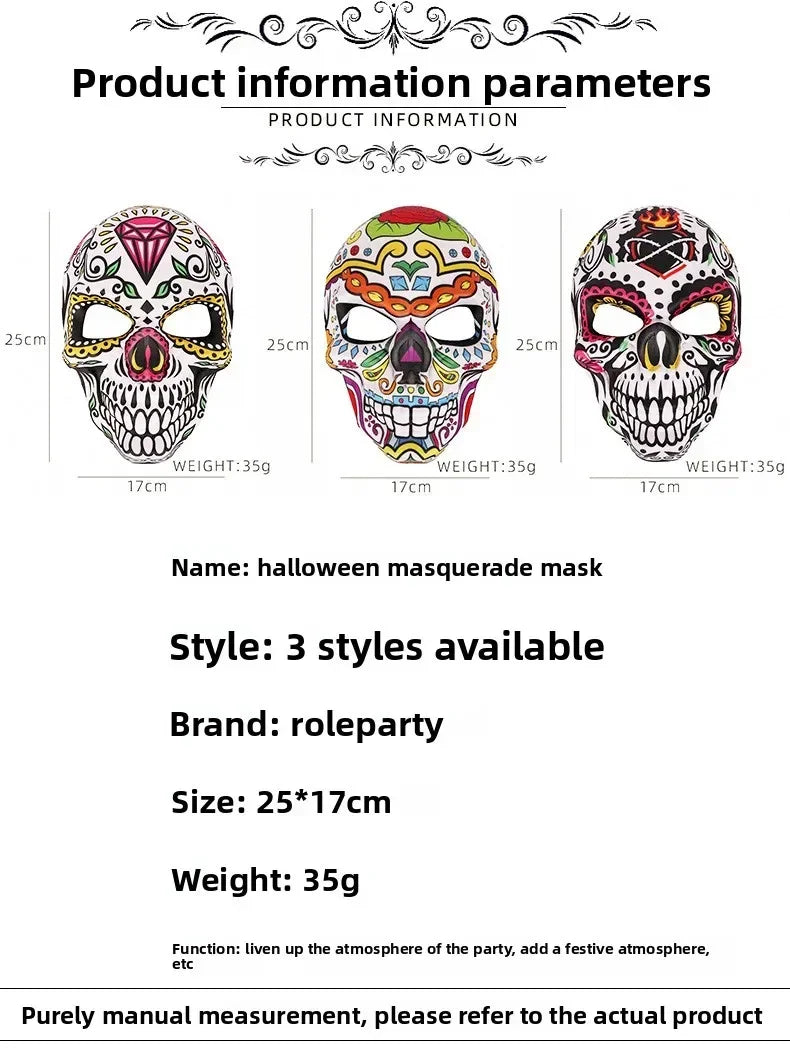 Halloween Day of the Dead Skull Mask