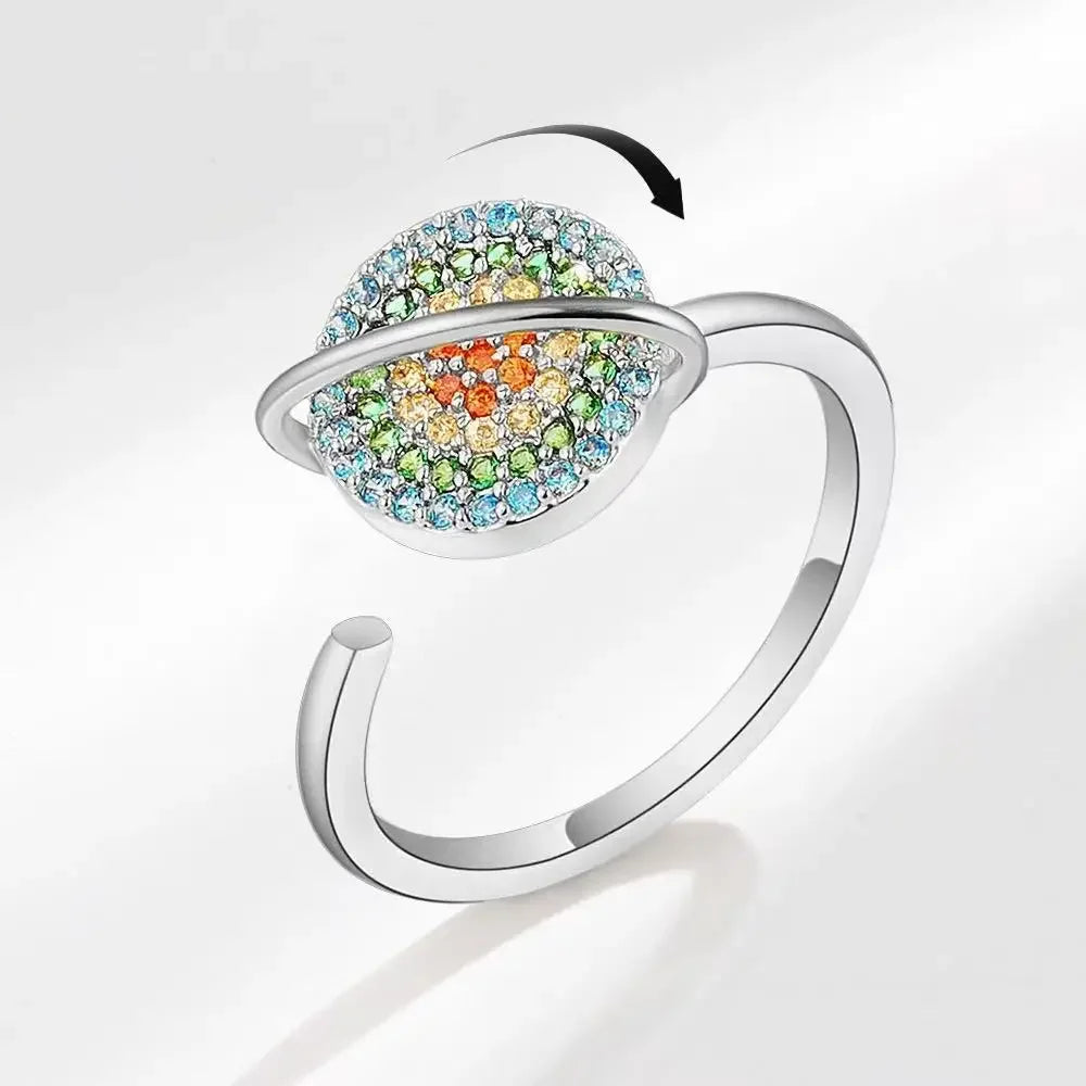 Elegant Zircon Open Ring