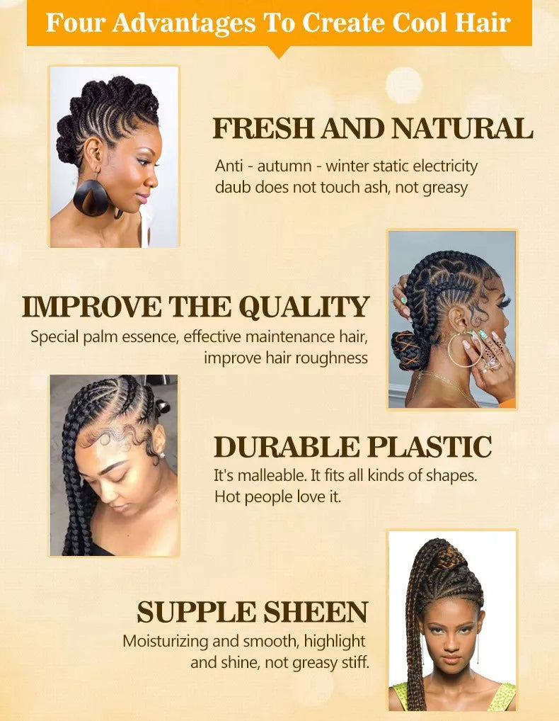 Professional Braiding Hair Gel