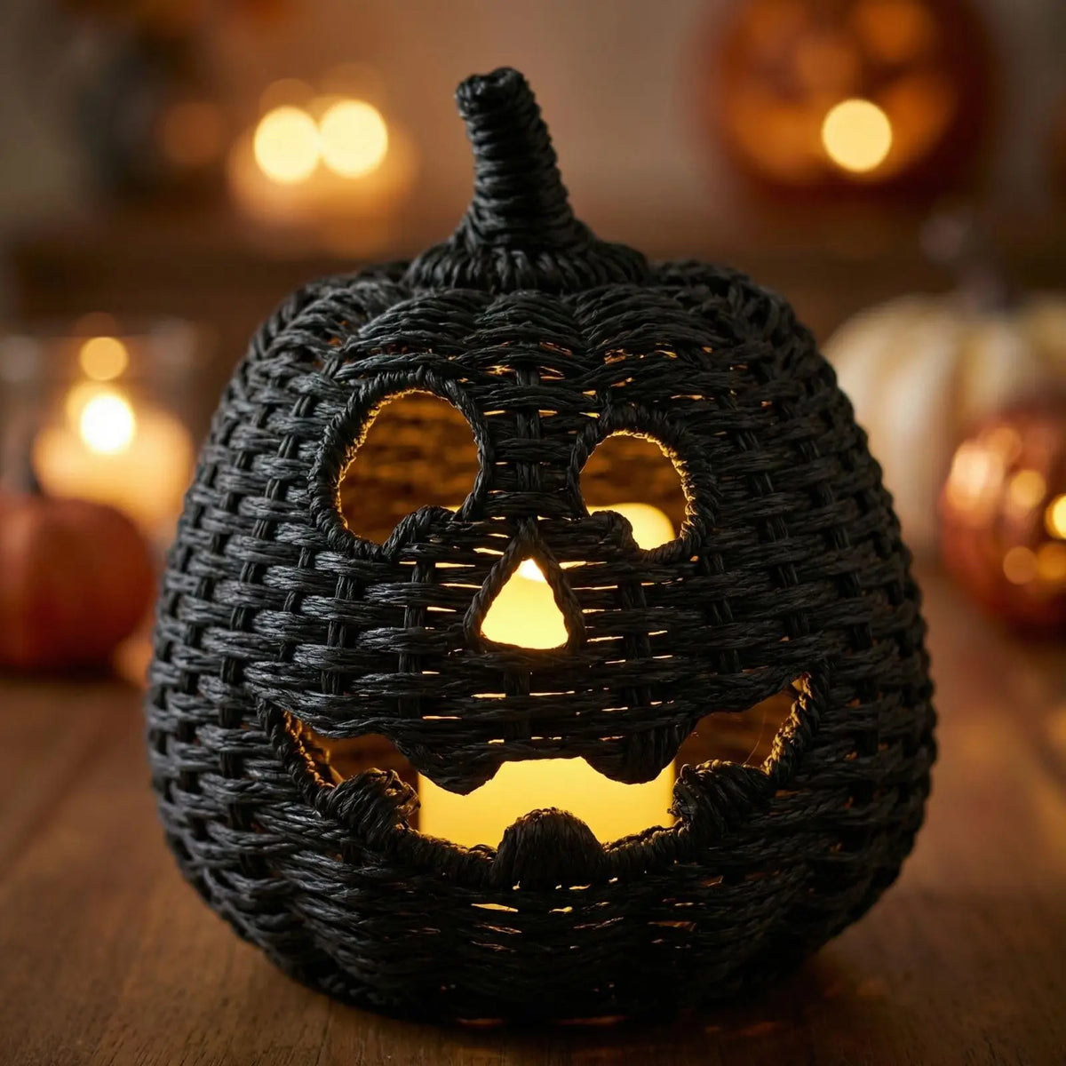 Halloween Witch Hat Pumpkin Ornament