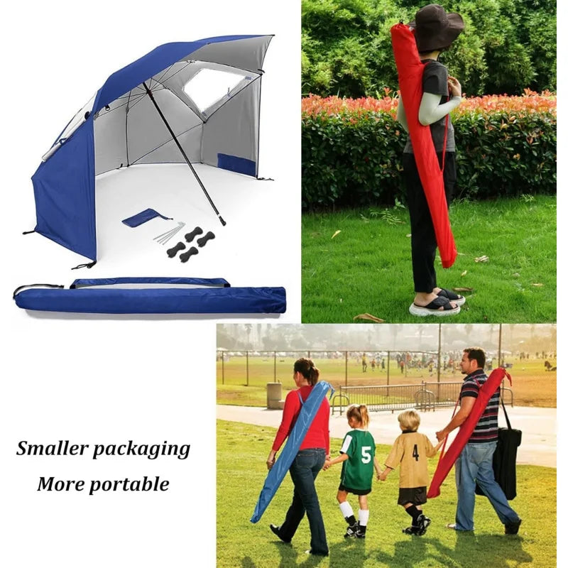 Large Windproof Outdoor Sunshade Umbrella