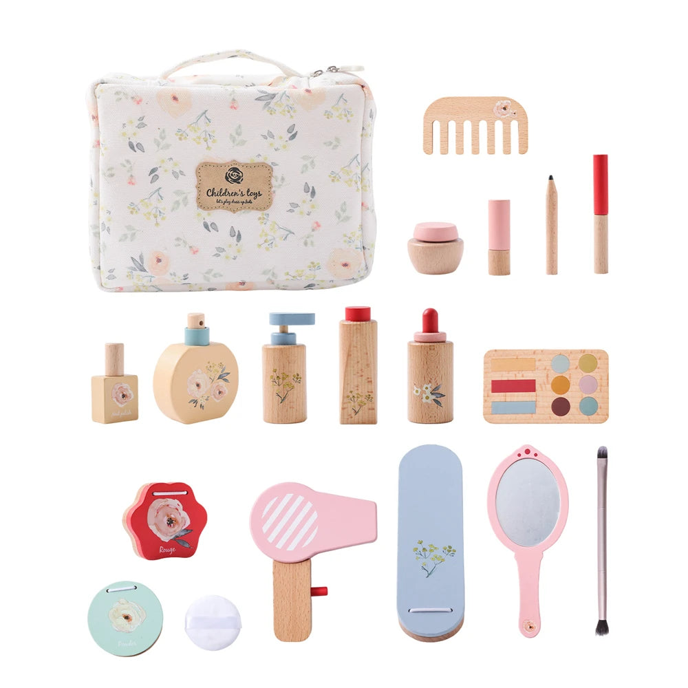 Wooden Makeup & Cosmetic Pretend Play Toys