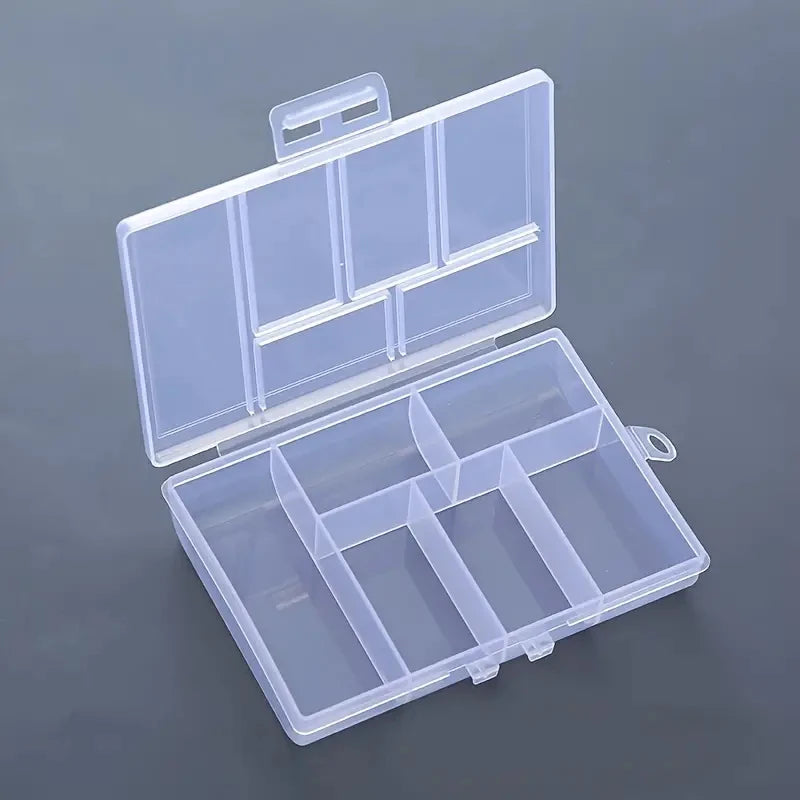Transparent Double Buckle Jewelry Storage Box