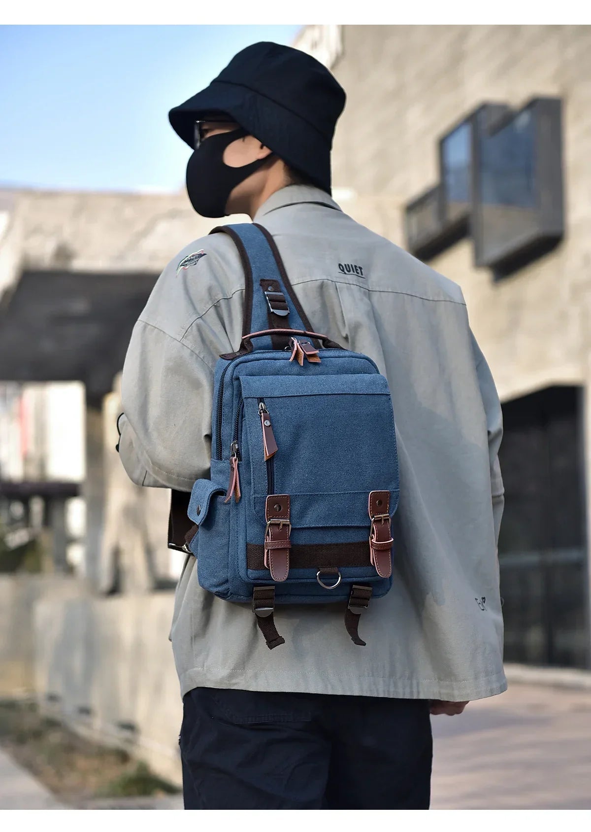 Small Canvas Backpack 20L