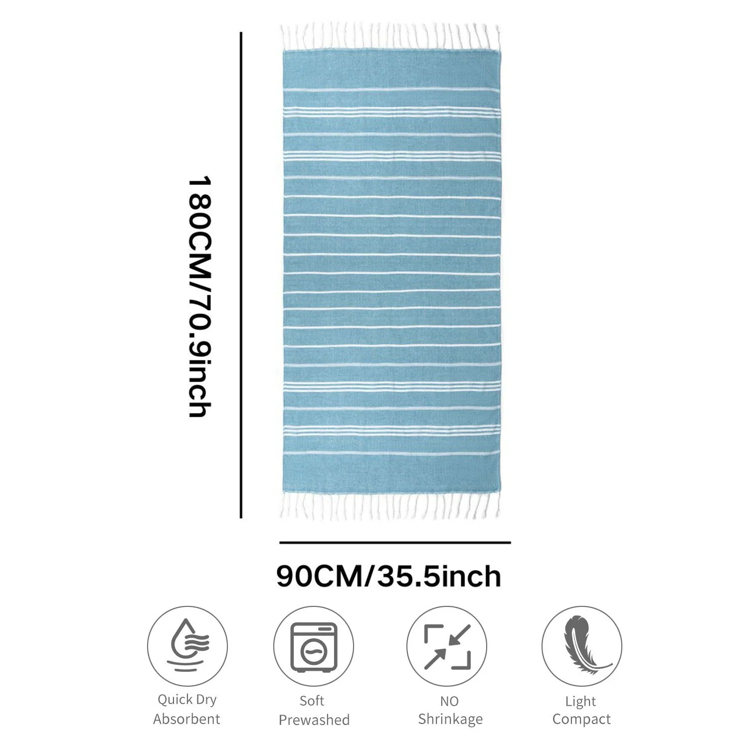 90×180cm Turkish Beach Towel ﻿