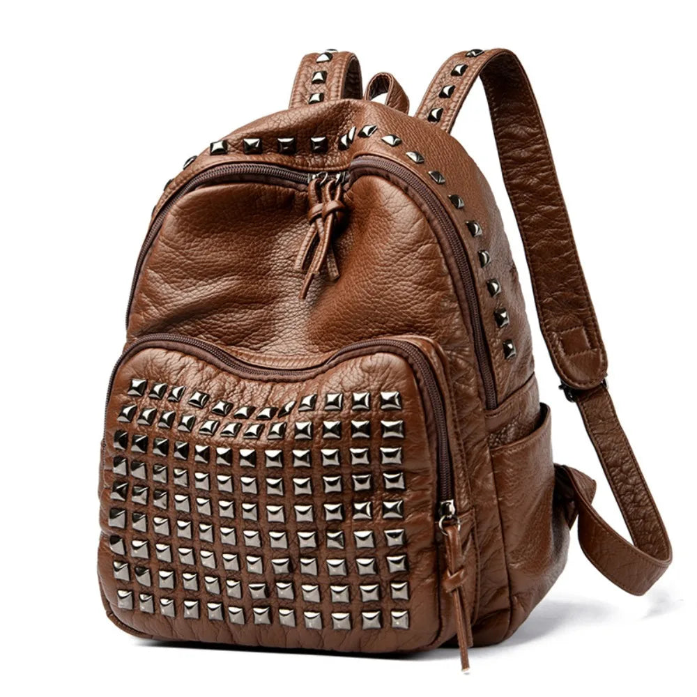 Stylish Rivet Backpack for Men & Women