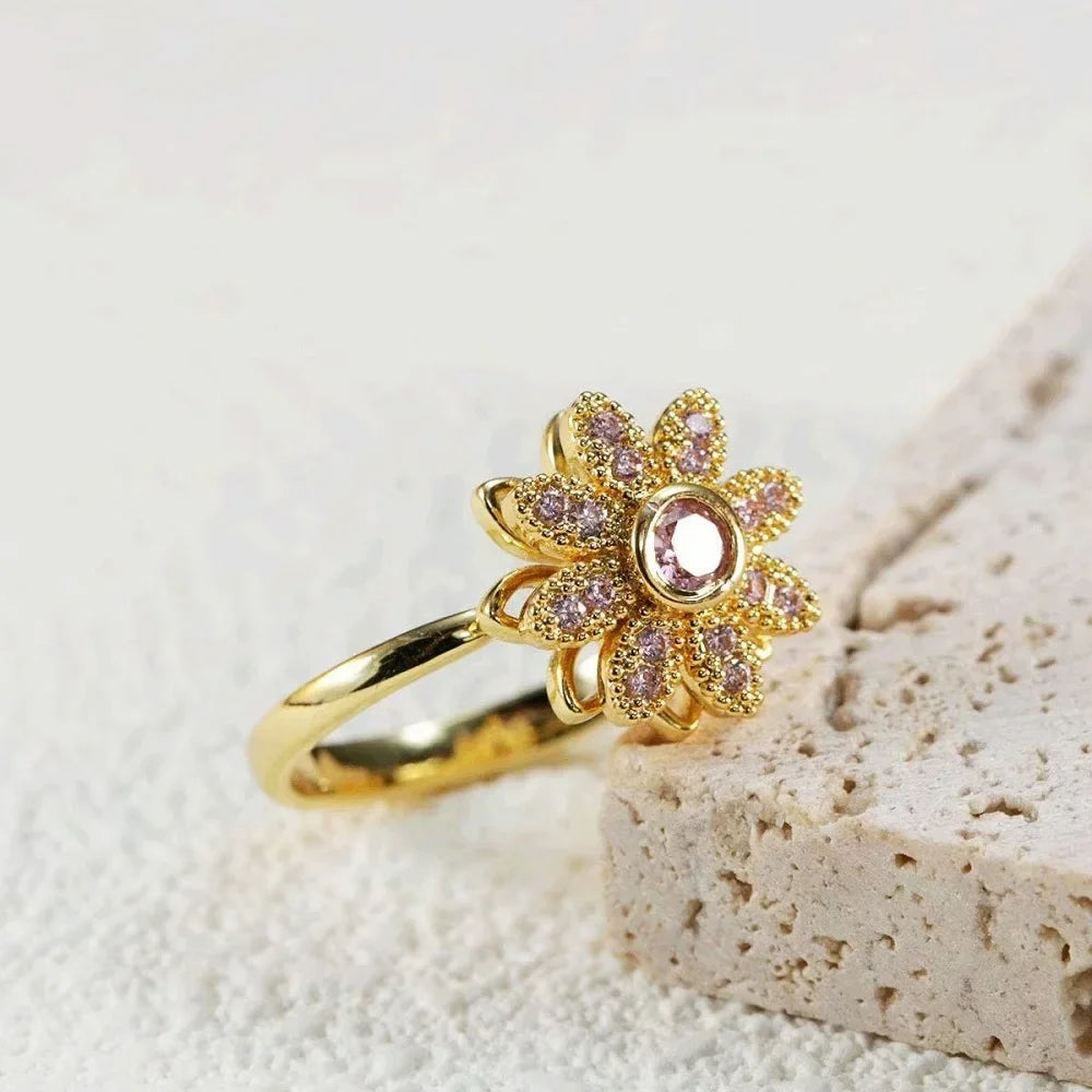 Elegant Zircon Open Ring