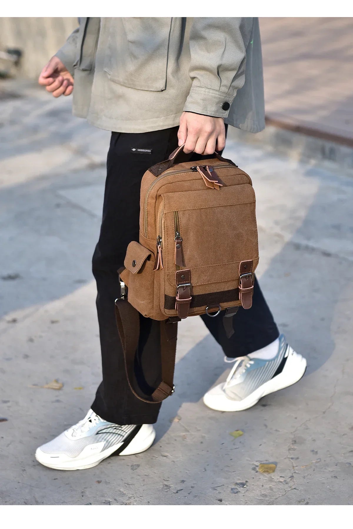 Small Canvas Backpack 20L