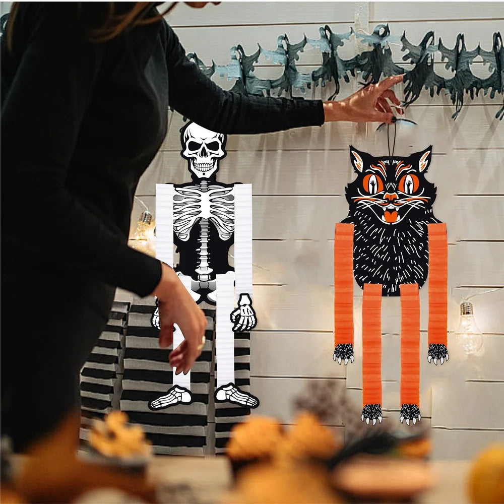 Halloween Paper Character Hanging Decorations