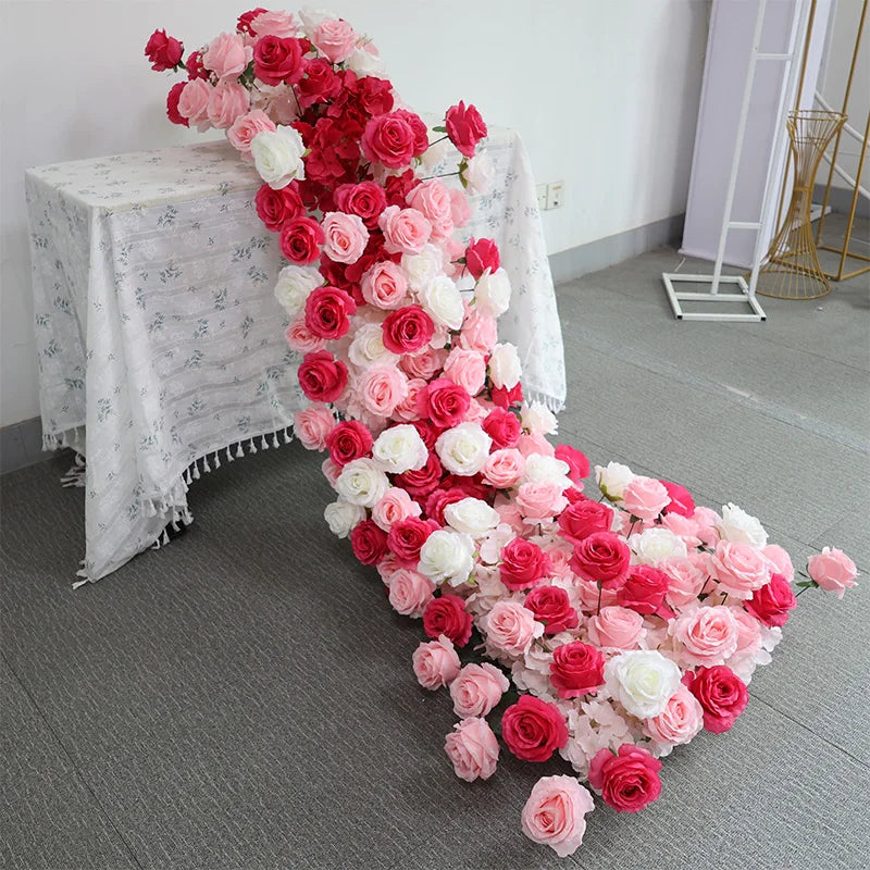 Artificial Rose Table Runner – Decor