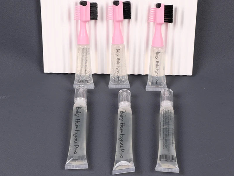 Edge Control Hair Gel with Brush - 10ml