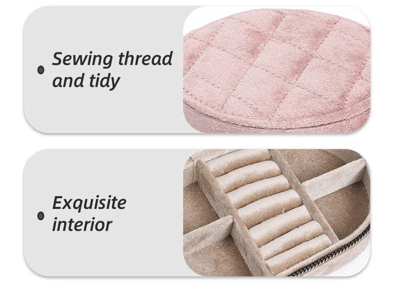 Exquisite Jewelry Organizer with Flip Cover