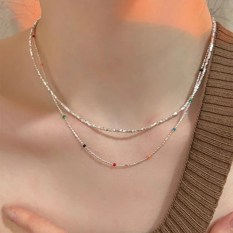 925 Sterling Silver Bead Necklace