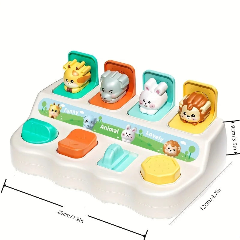 Kids Pop-Up Animal Learning Box