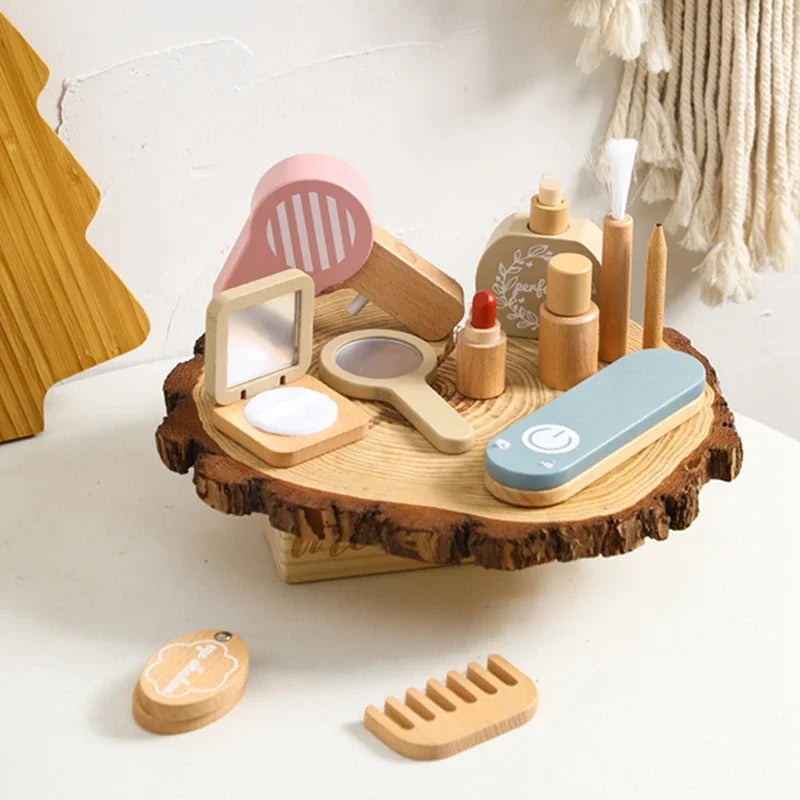 Wooden Makeup & Cosmetic Pretend Play Toys