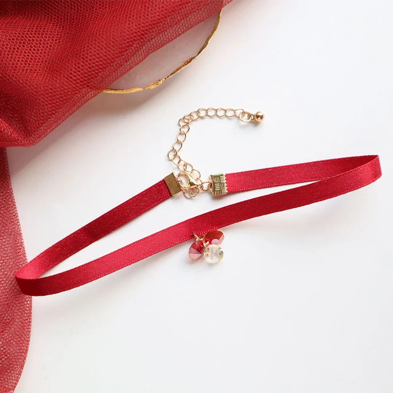 Fashion Velvet Lace Necklace – Women