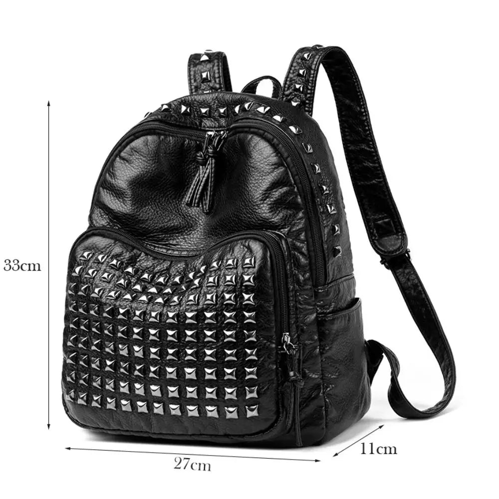 Stylish Rivet Backpack for Men & Women