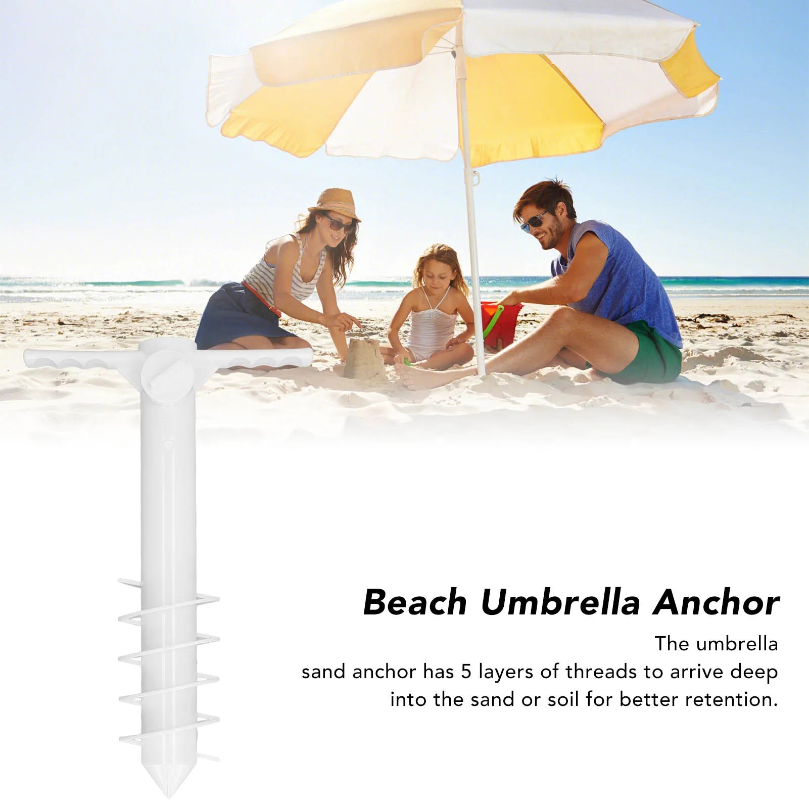 Spiral Beach Umbrella Stand