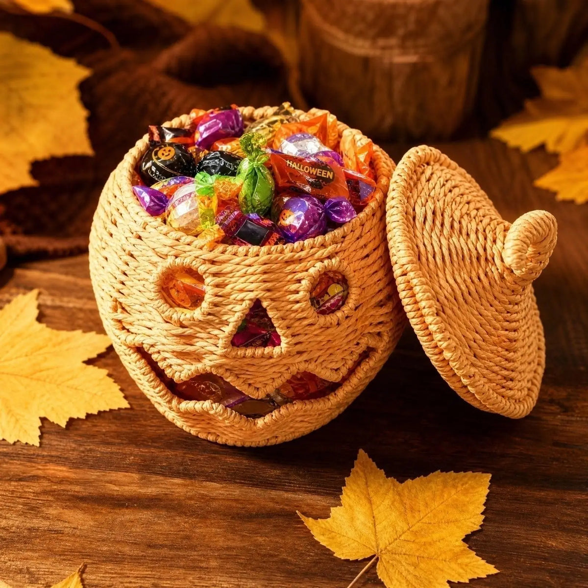 Halloween Witch Hat Pumpkin Ornament